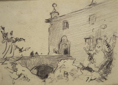 通过一座桥进入皇宫 作者 Joaquim Mir i Trinxet