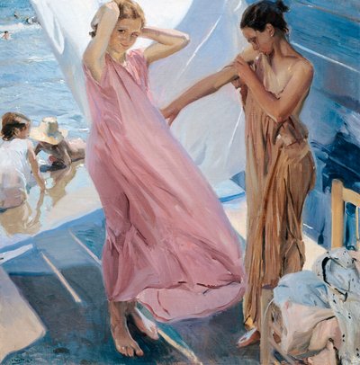 "华金-索罗拉-巴斯蒂达（Joaquin Sorolla y Bastida，1863-1923 年）的画作 - 1909 年 - 布面油画 - 索罗拉博物馆（马德里 作者 华金·索罗拉·巴斯蒂达