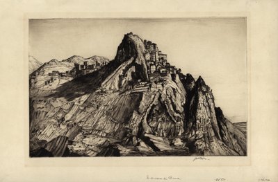Cervara de Roma（雕刻和干点） 作者 尼克松