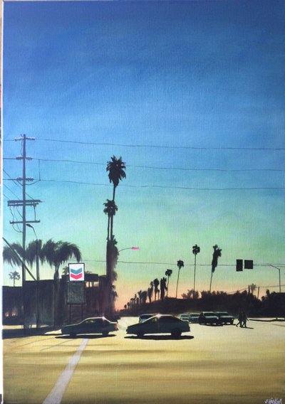 圣费尔南多谷 10，约 2012 年（丙烯酸画板） 作者 