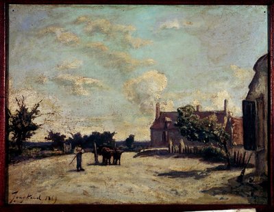Auberge Peinture de Jean Barthold Jongkind (1819-1891) 1869 Paris, Musee du Peute Palais. 作者 约翰·巴索德·琼金德（Johan Barthold Jongkind）