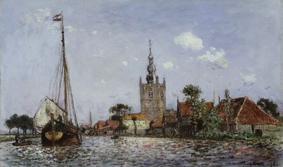 奥弗希教堂 作者 约翰·巴索德·琼金德（Johan Barthold Jongkind）