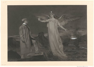 张伯伦与和平天使 作者 约翰·布拉肯西克（Johan Braakensiek）