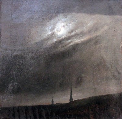 德语：Mondnacht über Dresden 德累斯顿月夜 作者 约翰·克里斯蒂安·达尔