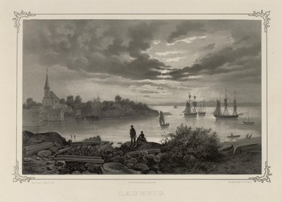 插图取自 Asbjørnsen, P.Chr. 在《图纸》中制作的挪威一书。 由 Chr. Tønsberg 出版 (no, 1848) 作者 约翰·克里斯蒂安·达尔