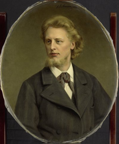 雅克-法布里斯-赫尔曼-珀克（1859-1881 年）肖像 作者 约翰·海因里希·诺曼