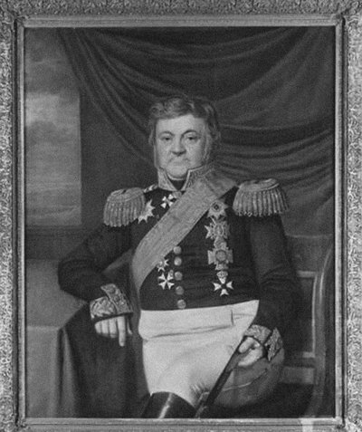 Lodewijk Sigismund Vincent van Heiden的肖像，1773-1850年，1830年代 作者 Johan Joeke Gabriël van Wicheren