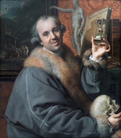 自画像，c.1776 作者 Johan Joseph Zoffany