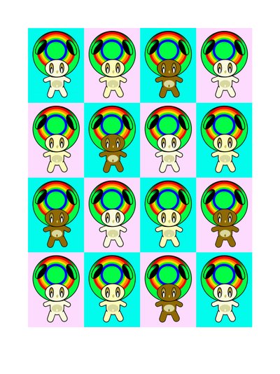 彩虹儿童，2014 年（数字艺术） 作者 约翰·利利亚（Johan Lilja）