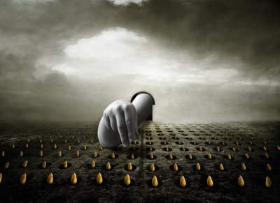 郁金香小偷，2013 年（摄影） 作者 约翰·利利亚（Johan Lilja）