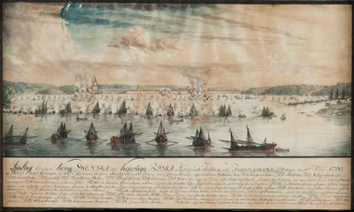 1790年5月，1791年5月，腓特烈港战役。 作者 约翰·蒂特里希·舒尔茨