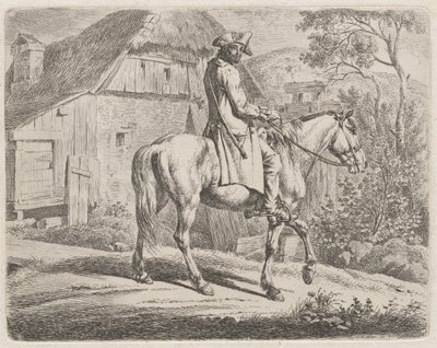 马背上的牛贩子 作者 约翰·亚当·克莱因（Johann Adam Klein）