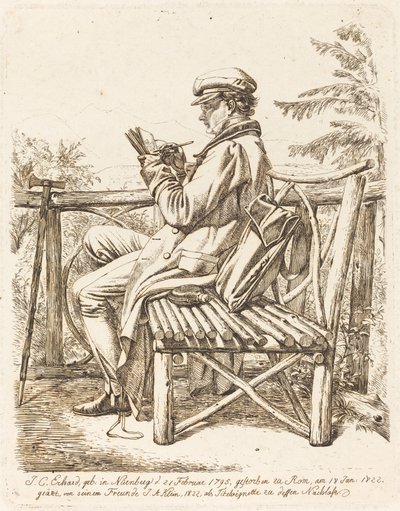 J.C. Erhard 作者 约翰·亚当·克莱因（Johann Adam Klein）