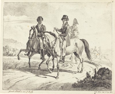 马背上的出游 作者 约翰·亚当·克莱因（Johann Adam Klein）