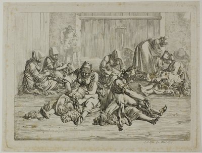 羊舍 作者 约翰·亚当·克莱因（Johann Adam Klein）