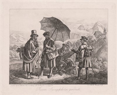 艺术家们的旅程 作者 约翰·亚当·克莱因（Johann Adam Klein）