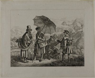 艺术家们的旅程 作者 约翰·亚当·克莱因（Johann Adam Klein）