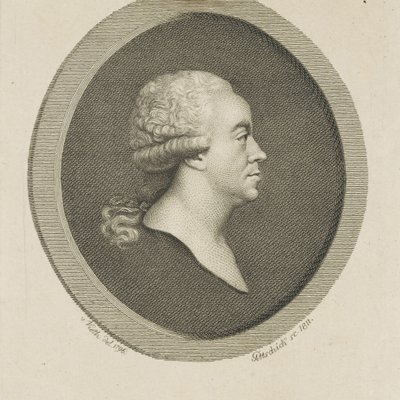 作曲家约瑟夫·舒斯特（Joseph Schuster）的肖像1748-1812，1811。 作者 约翰·克里斯蒂安·本杰明·戈特希克（Johann Christian Benjamin Gottschick）