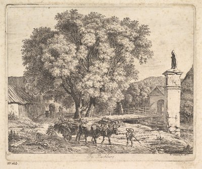 在布赫伯格，1817年。 作者 约翰·克里斯蒂安·埃哈德