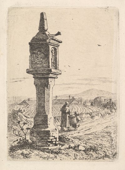 铁手纪念柱，1811年。 作者 约翰·克里斯蒂安·埃哈德