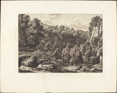 在Cività Castellana 作者 约翰·克里斯汀·赖因哈特（Johann Christian Reinhart）