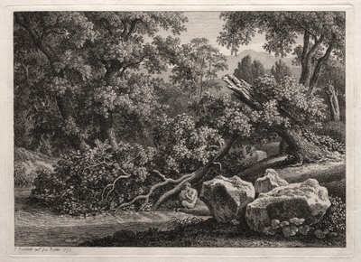 英雄的风景吹笛的萨提尔 作者 约翰·克里斯汀·赖因哈特（Johann Christian Reinhart）