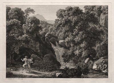 英勇的风景：色情狂和若虫，1799年。 作者 约翰·克里斯汀·赖因哈特（Johann Christian Reinhart）
