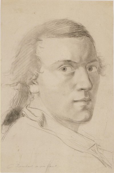 J C Reinhart 自画像 1786 年 作者 约翰·克里斯汀·赖因哈特（Johann Christian Reinhart）
