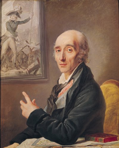 Marshal Pierre Francois Charles Augereau的肖像（1757-1816） 作者 Johann Ernst Heinsius