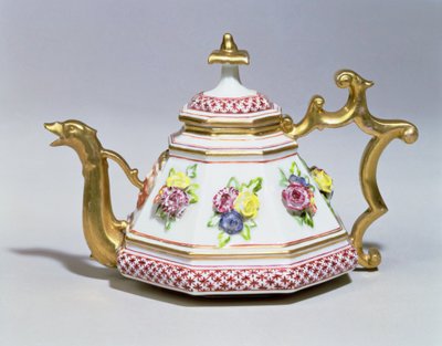 Meissen八角茶壶，c.1718瓷器 作者 Johann Friedrich Bottger