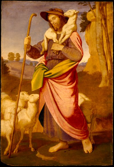 好牧人》，19世纪60年代初。 作者 Johann Friedrich Overbeck