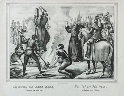 扬·胡斯（Jan Hus）死于19世纪中叶的康斯坦斯 作者 约翰·弗里德里希·温策尔