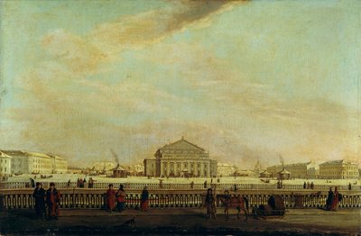 圣彼得堡帝国莫斯科卡姆尼剧院 作者 约翰·乔治·迈尔（Johann Georg Mayr）