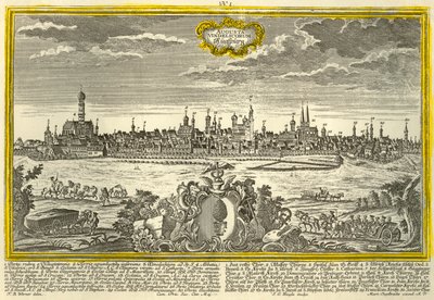 奥格斯堡，c1740。 作者 约翰·乔治·林林