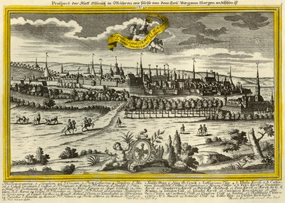 Olomouc，c1740。 作者 约翰·乔治·林林