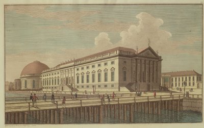 歌剧院的看法在柏林，1773年 作者 约翰·乔治·罗森伯格
