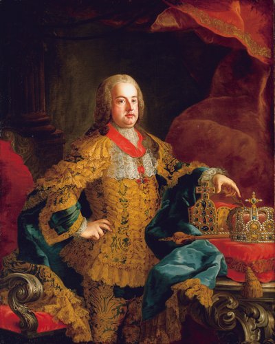 弗朗兹一世皇帝的画像，1752年 作者 约翰·戈特弗里德·奥尔巴赫