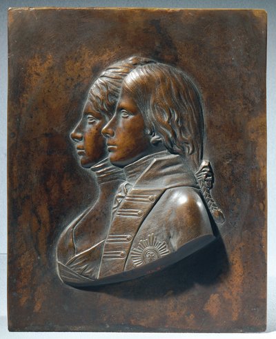 腓特烈-威廉三世作为王储与妻子 Luise of Mecklenburg-Strelitz 在一起 作者 约翰·格特弗里德·沙道（Johann Gottfried Schadow）