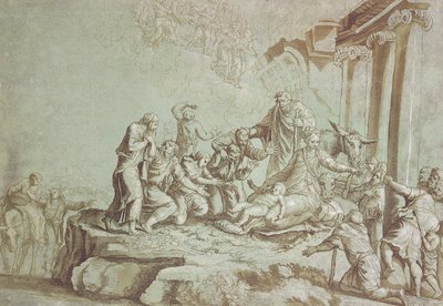 牧羊人的崇拜 作者 约翰·哥特利布·普雷斯特尔（Johann Gottlieb Prestel）