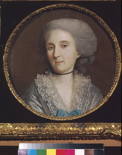 Portrait de la princesse Natalia V. Saltykova (1737-1812) - Oeuvre de Johann Heinrich Schmidt (1749-1829), pastel sur papier (27.5x27.5 cm) 作者 约翰·海因里希·施密特（Johann Heinrich Schmidt）