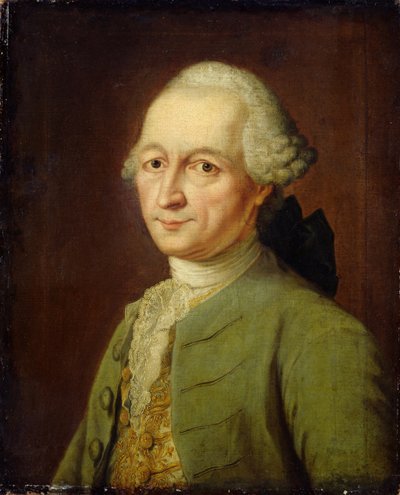 亚伯拉罕·戈特海尔·凯斯特纳，1770年 作者 约翰·海因里希·蒂施贝恩（Johann Heinrich Tischbein）