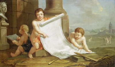 Allegory代表旧堡垒的平整，c.1768 作者 约翰·海因里希·蒂施贝恩（Johann Heinrich Tischbein）