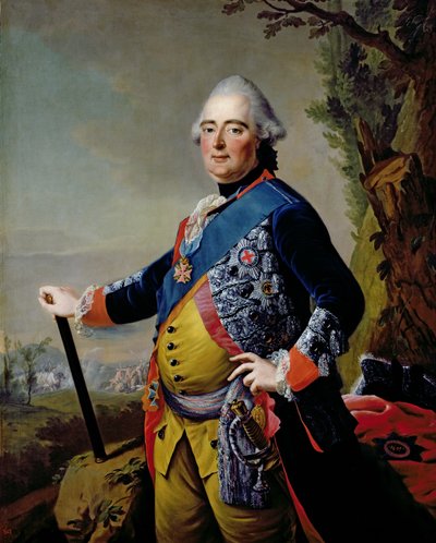 Frederick II，Hesse-Kassel的Landgrave，c.1773 作者 Johann Heinrich Tischbein