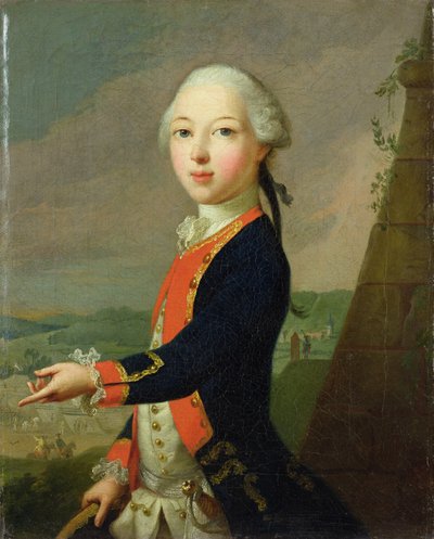 Landgrave Carl小时候 作者 Johann Heinrich Tischbein