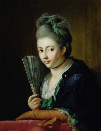 艺术家女儿阿马利亚的肖像 作者 约翰·海因里希·蒂施贝恩（Johann Heinrich Tischbein）