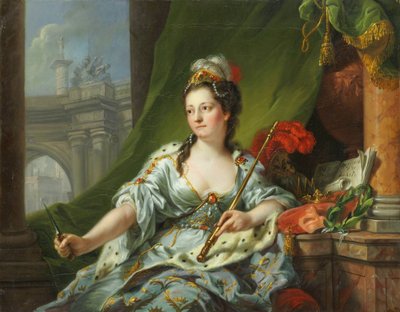 缪斯梅尔波米涅》（九位缪斯，1771 年） 作者 约翰·海因里希·蒂施贝恩（Johann Heinrich Tischbein）