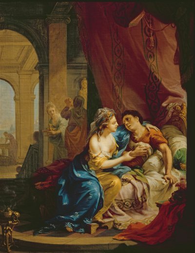 安东尼和克利奥帕特拉，1774年 作者 Johann Heinrich Wilhelm Tischbein