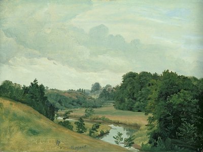 1883年早晨的Poppenbuttel河阿尔斯特河 作者 Johann Herman Carmiencke