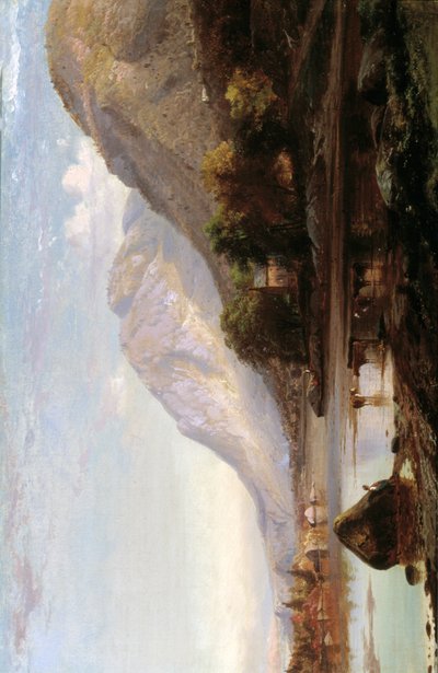 哈德逊河在冷泉，1861年。 作者 约翰·赫尔曼·卡米恩克
