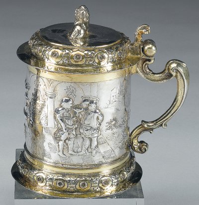 坦兹（Danzig），坦卡德（Tangard），约1680年（包裹镀金银）（另请参阅469712） 作者 约翰二世·罗德（Johann II Rohde）